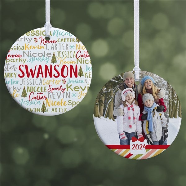 Personalized Family Ornaments - Whimsical Winter - 21702