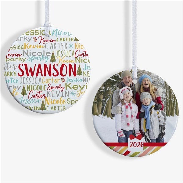 Personalized Family Ornaments - Whimsical Winter - 21702