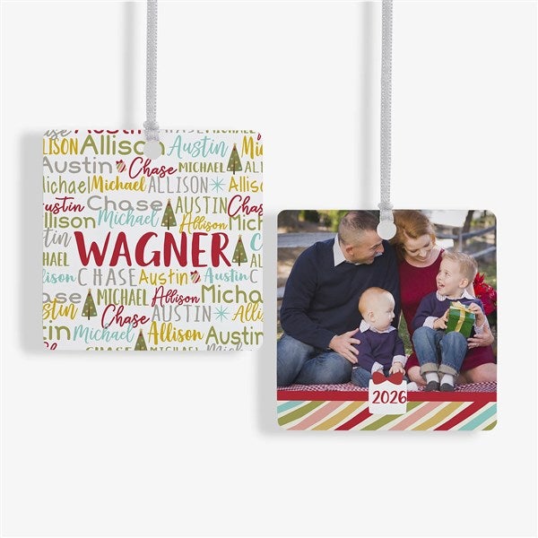 Personalized Family Ornaments - Whimsical Winter - 21702