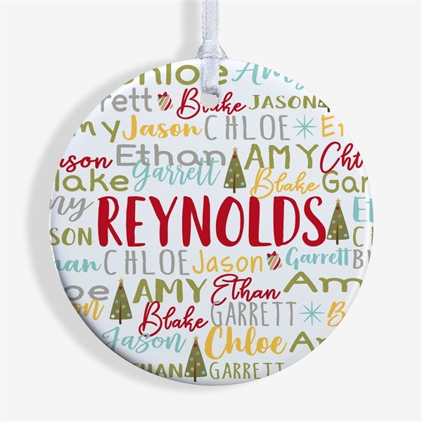 Personalized Family Ornaments - Whimsical Winter - 21702