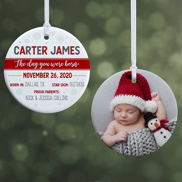 custom baby ornaments