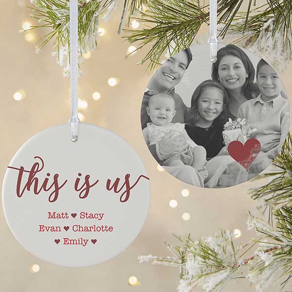 Personalized Christmas Ornaments - This Is Us - 21707