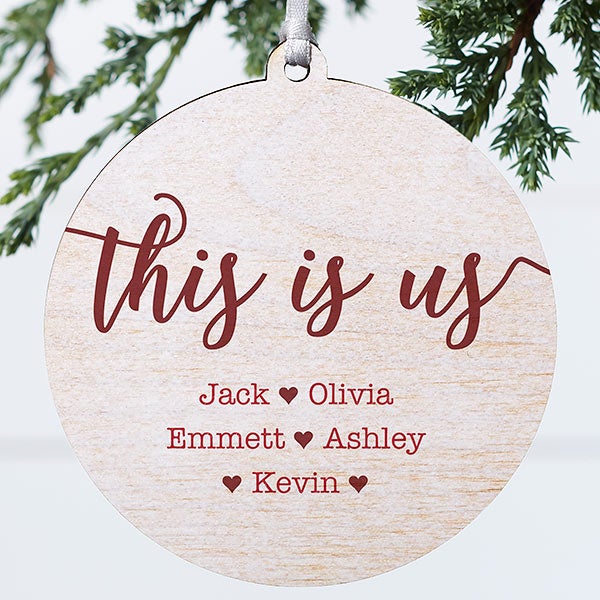 Personalized Christmas Ornaments - This Is Us - 21707