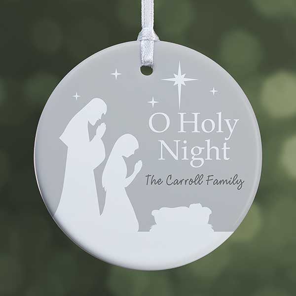 Personalized Christmas Ornaments - O Holy Night - 21709