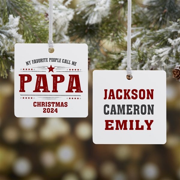 Personalized Ornaments - My Favorite People - 21711