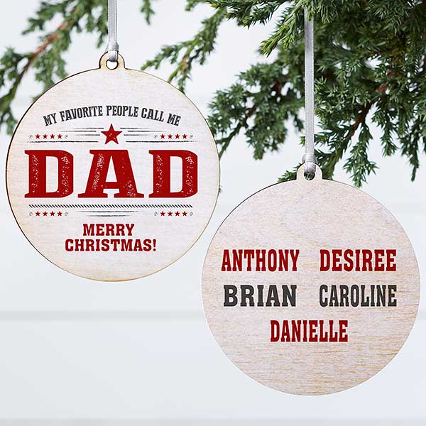 Personalized Ornaments - My Favorite People - 21711