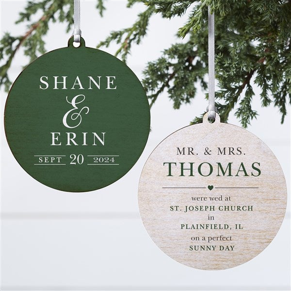 Personalized Wedding Ornament - All About The Big Day - 21713