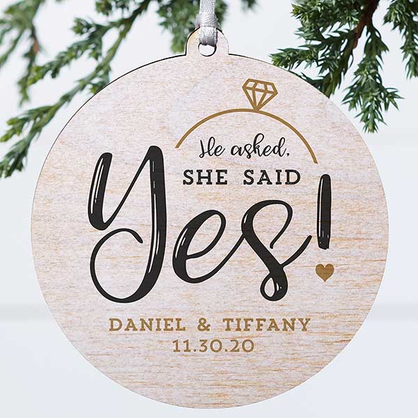 wedding engagement ornaments