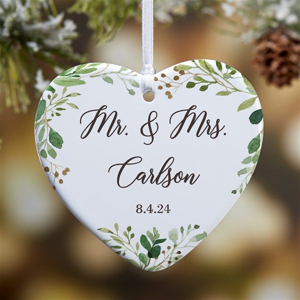 Personalized Wedding Ornament - Laurels Of Love - 21716