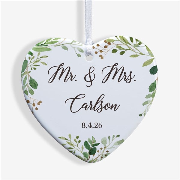 Personalized Wedding Ornament - Laurels Of Love - 21716