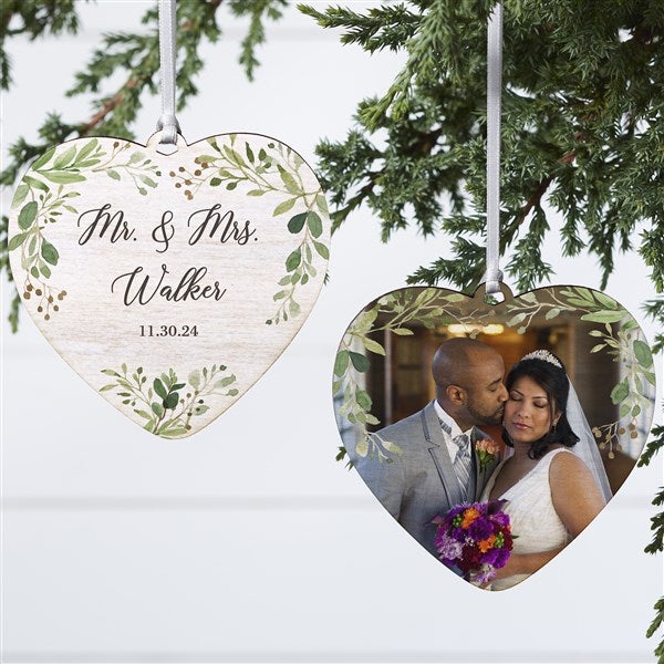 Personalized Wedding Ornament - Laurels Of Love - 21716