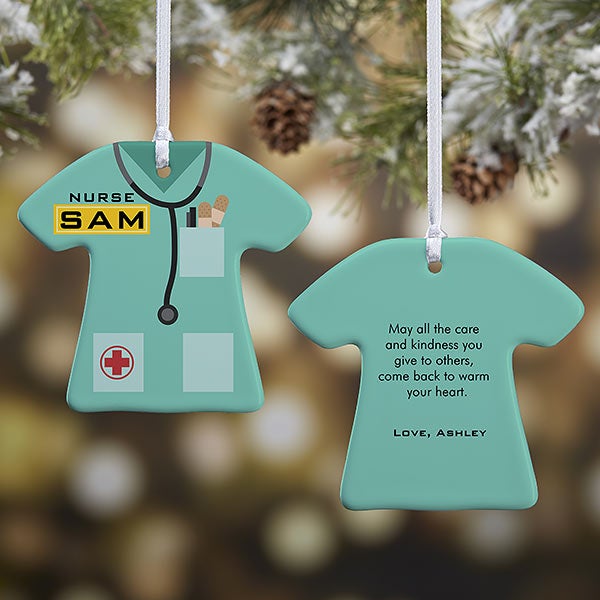 Personalized Nurse Christmas Ornament - 21717