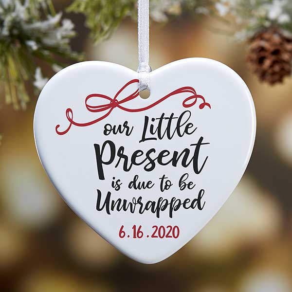 expectant mother christmas ornament