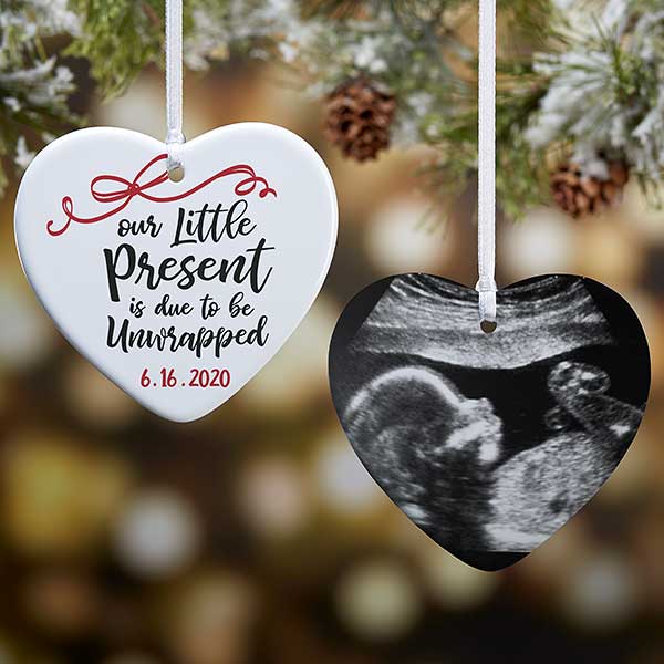 expectant mother christmas ornament