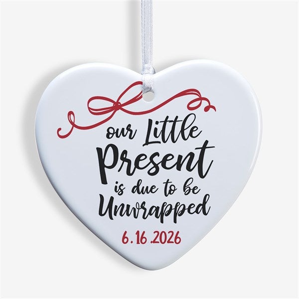 Personalized Expecting Ornament - Our Little Present - 21718