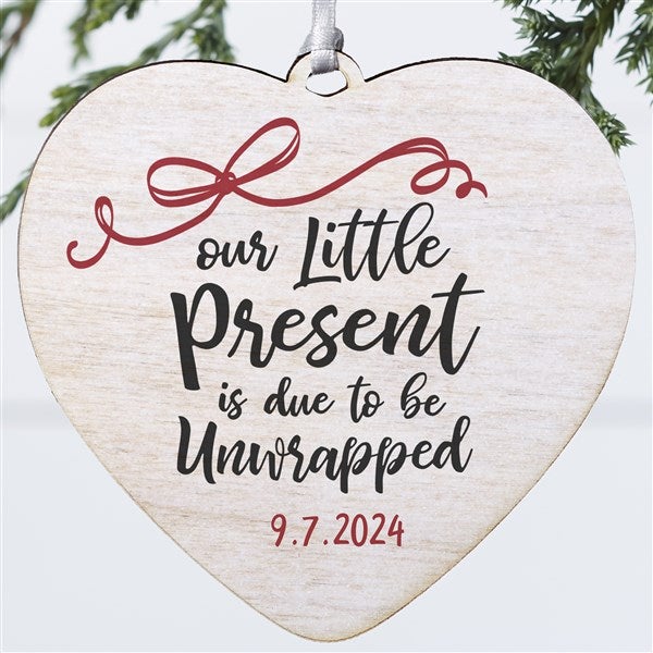 Personalized Expecting Ornament - Our Little Present - 21718