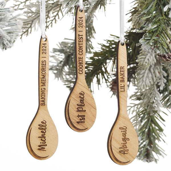 Personalized Wooden Spoon Ornaments - Best Chef - 21722