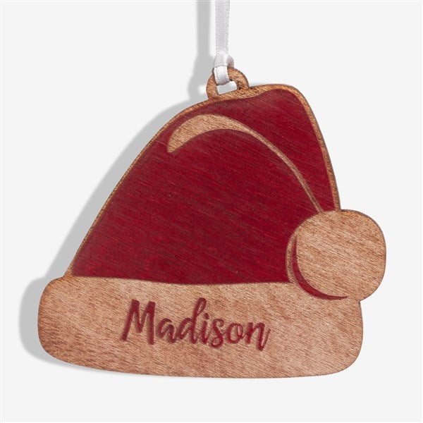 Personalized Santa Hat Christmas Ornament - 21723