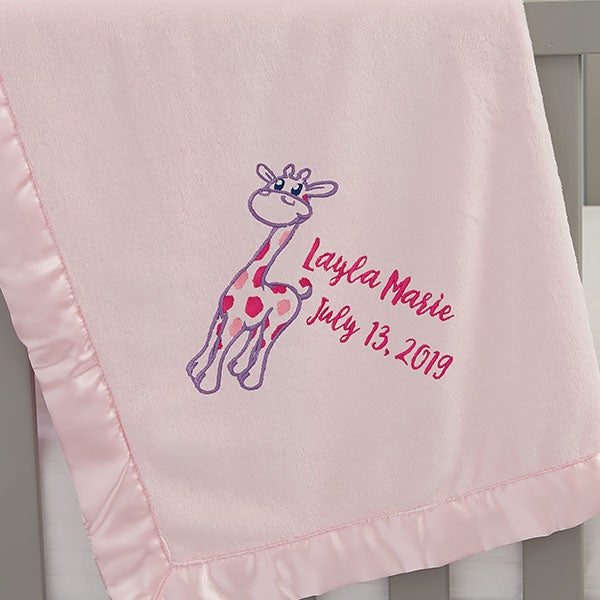 giraffe baby blanket