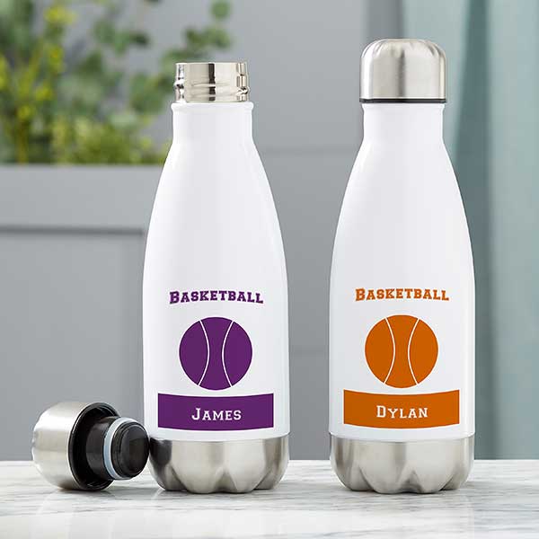 Basketball Personalized Insulated Water Bottles - 21741