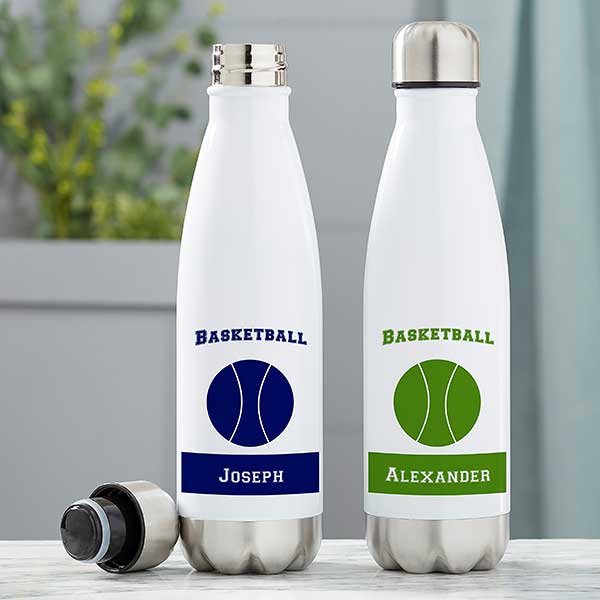 Basketball Personalized Insulated Water Bottles - 21741