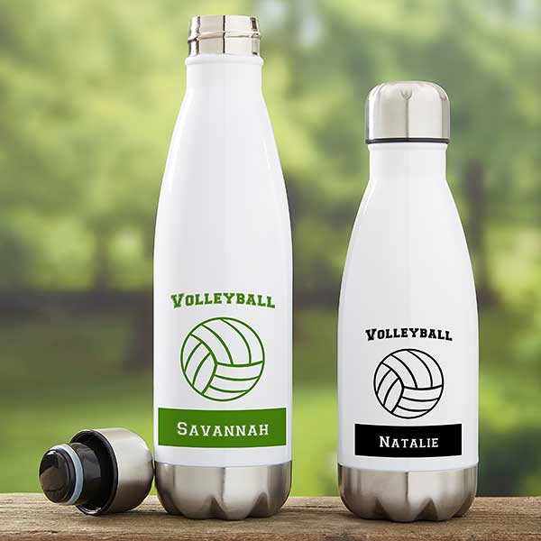 Volleyball Water Bottle Personalized Water Bottle Team Gift 