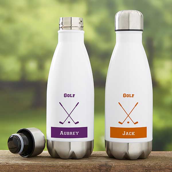 Golf Personalized Insulated Water Bottles