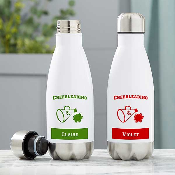 Cheerleading Personalized Insulated Water Bottles - 21748
