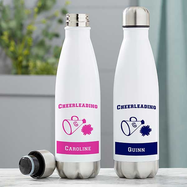 Cheerleading Personalized Insulated Water Bottles - 21748