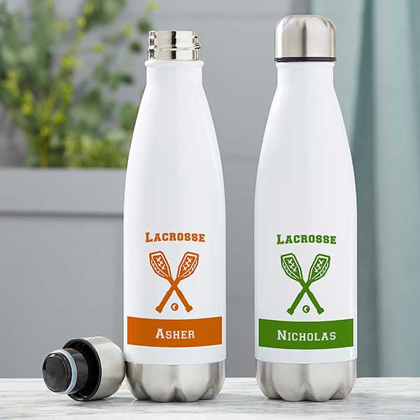Lacrosse Personalized Insulated Water Bottles - 21749