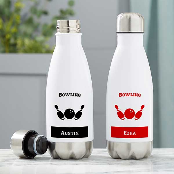Bowling Personalized Insulated Water Bottle - 21752