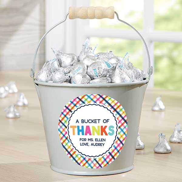 Bucket of Thanks Personalized Mini Bucket Thank You Gift - 21760