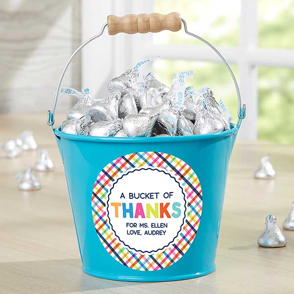 Bucket of Thanks Personalized Mini Bucket Thank You Gift - 21760