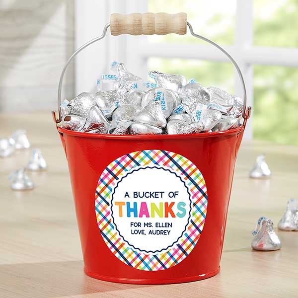 Bucket of Thanks Personalized Mini Bucket Thank You Gift - 21760