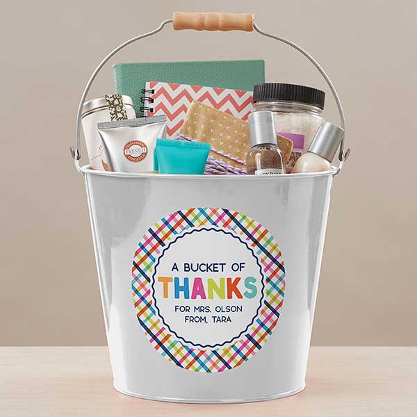 Bucket of Thanks Personalized Mini Bucket Thank You Gift - 21760