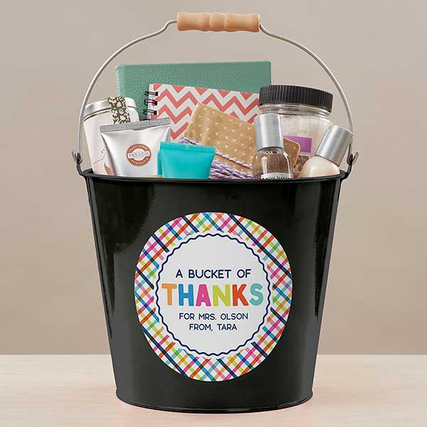 Bucket of Thanks Personalized Mini Bucket Thank You Gift - 21760