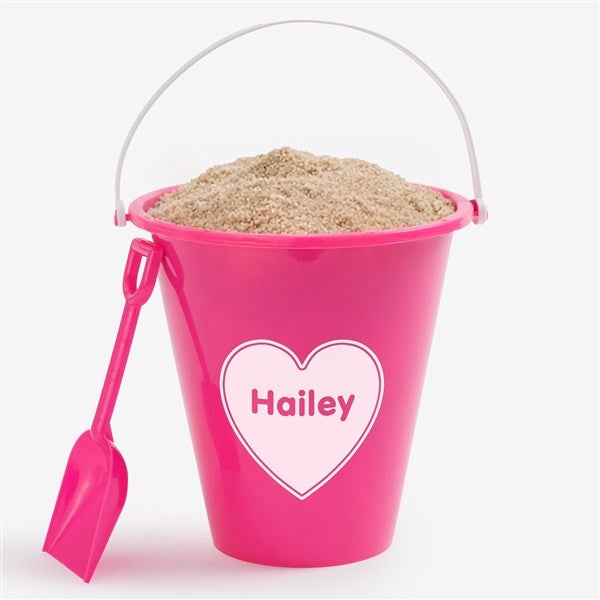 Personalized Plastic Beach Pail & Shovel - Shapes - 21762