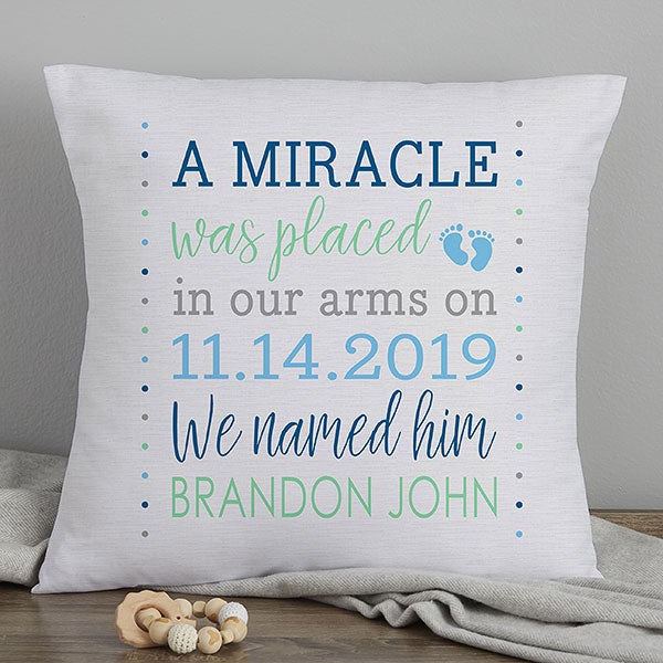 Baby Boy S Story Large Keepsake Pillow Baby Gifts