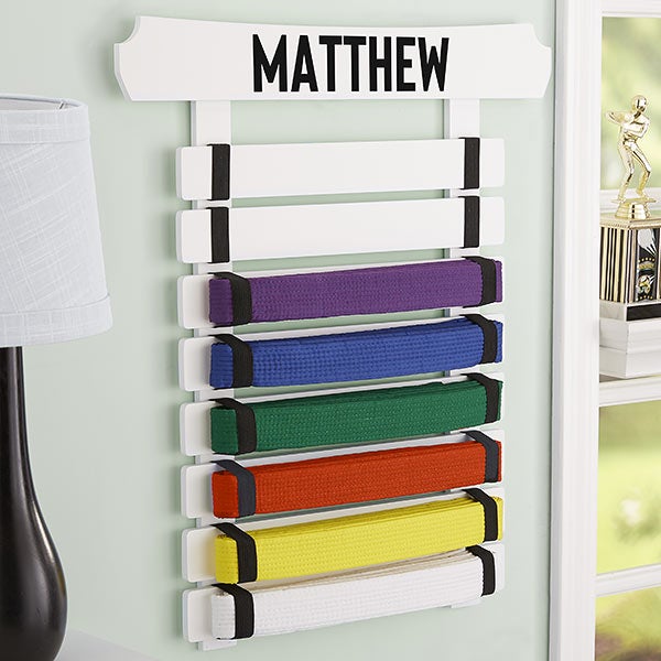 martial arts belt display 