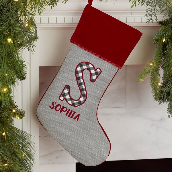 Farmhouse Christmas Personalized Christmas Stockings - 21847