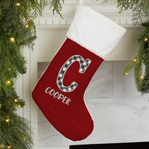 Farmhouse Christmas Personalized Christmas Stockings - 21847