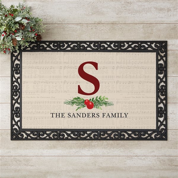 Nostalgic Noel Personalized Christmas Doormats - 21865