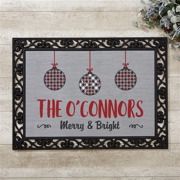 Personalized Christmas Doormats - Farmhouse Christmas - 21866