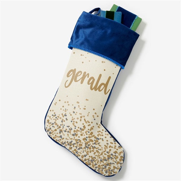 Sparkling Name Personalized Christmas Stockings - 21872