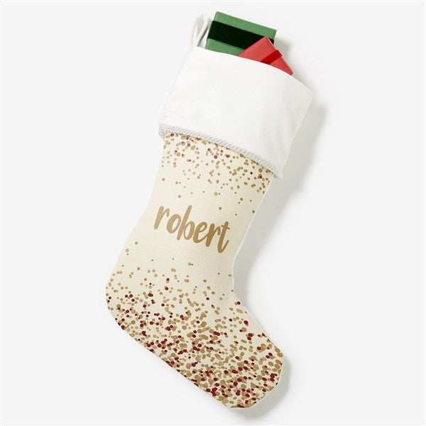 Sparkling Name Personalized Christmas Stockings - 21872