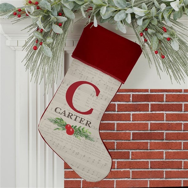 Nostalgic Noel Personalized Christmas Stockings - 21880