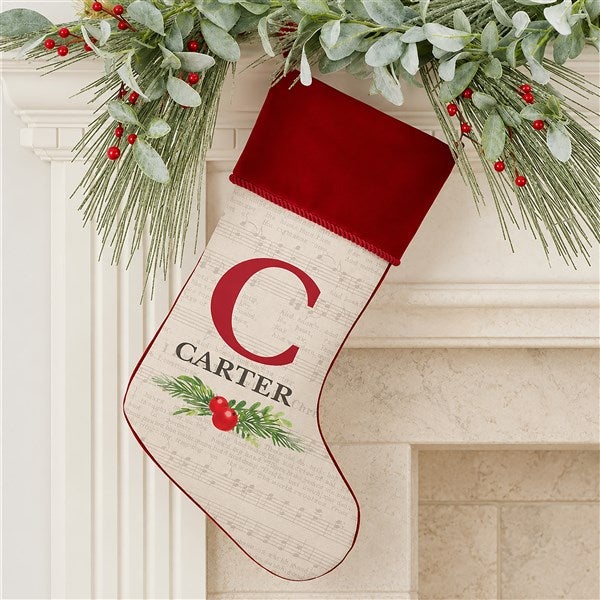 Nostalgic Noel Personalized Christmas Stockings - 21880