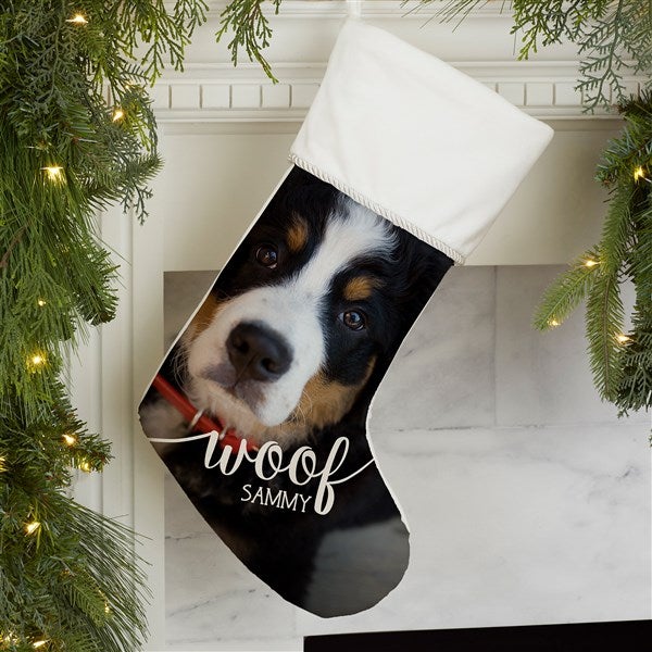Cat Gift Dog Treat Xmas Personalied Name Stockings Custom Printed Pet Stocking 