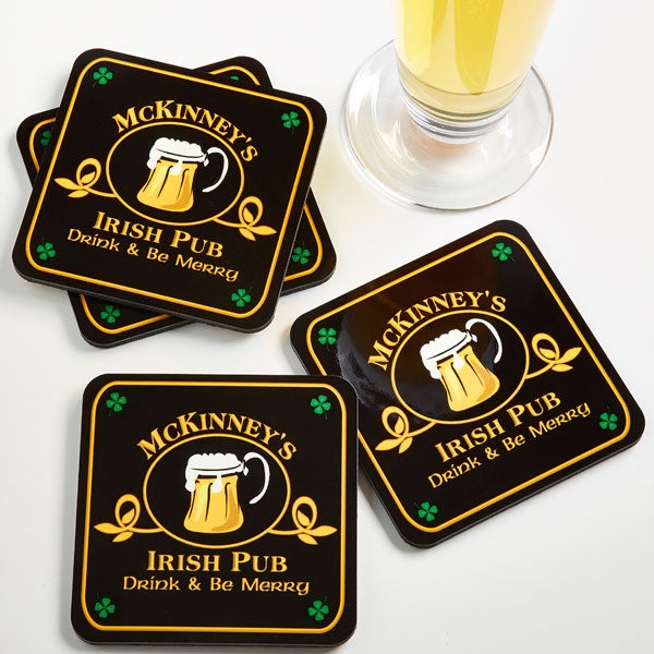 Bar Coaster Personalized Bar Beer Mug Cork Coaster Coaster 