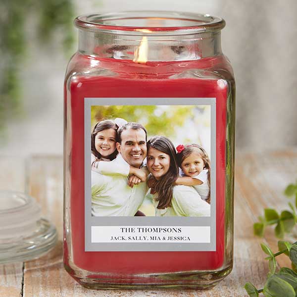 Custom Photo Scented Glass Candle Jars - 21918